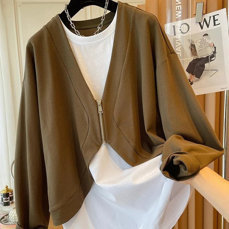 Amelia - Sweat-shirts ras du cou à manches longues