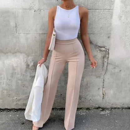 Florence - Pantalon slim évasé pour femme