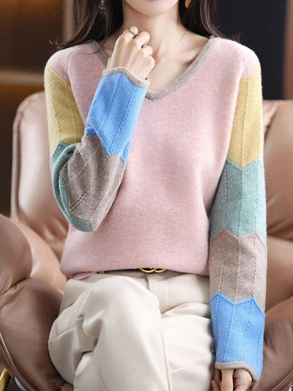 Matilda - Pulls col V en maille lâche