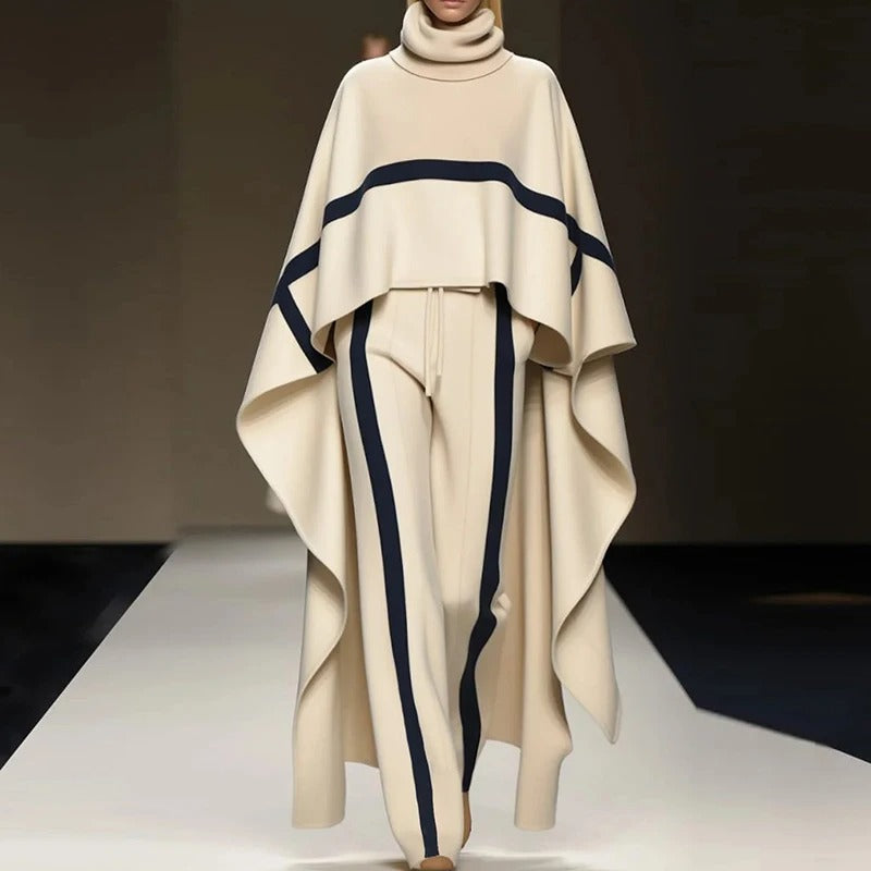 Muriel - Two-piece set with turtleneck and raglan sleeves