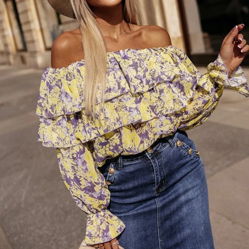 Arabella - Elegant printed top