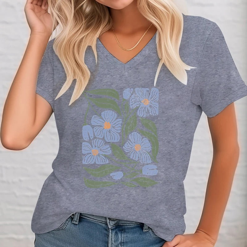 Florence - Women Vintage Floral Shirts