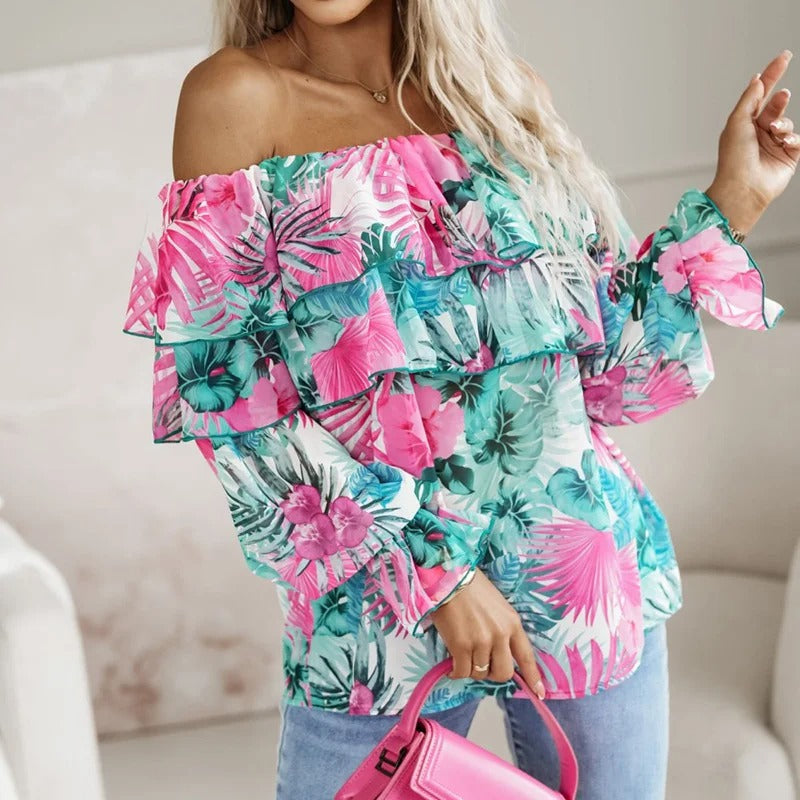 Arabella - Elegant printed top