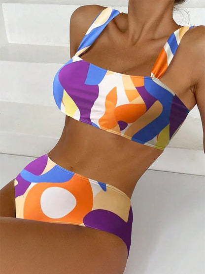 Flora - Bikini badpak met hoge taille