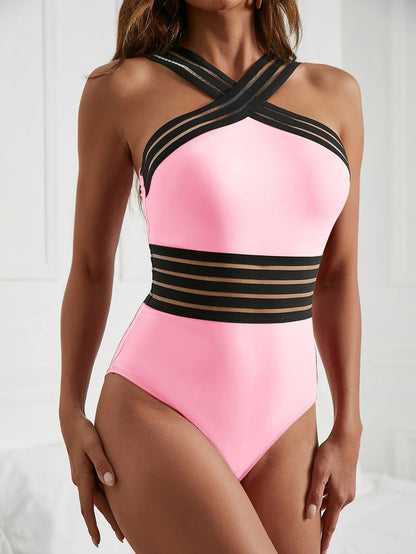 Odessa - Deep-neck bikini set