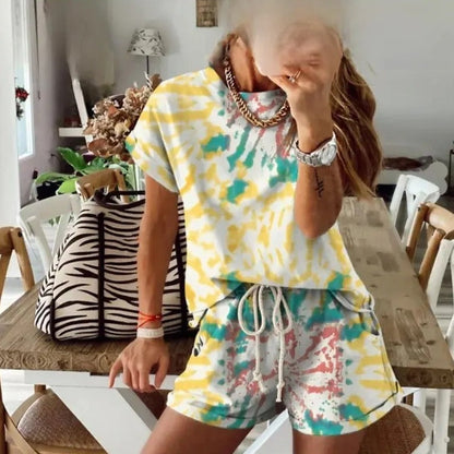 Evelyn - Tie dye 2 piece outfit sets for women