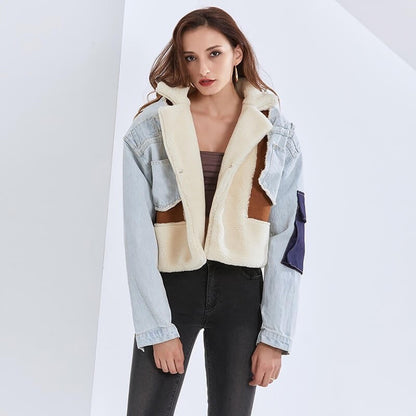 Letty - Cotton patchwork jacket