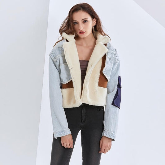 Letty - Cotton patchwork jacket