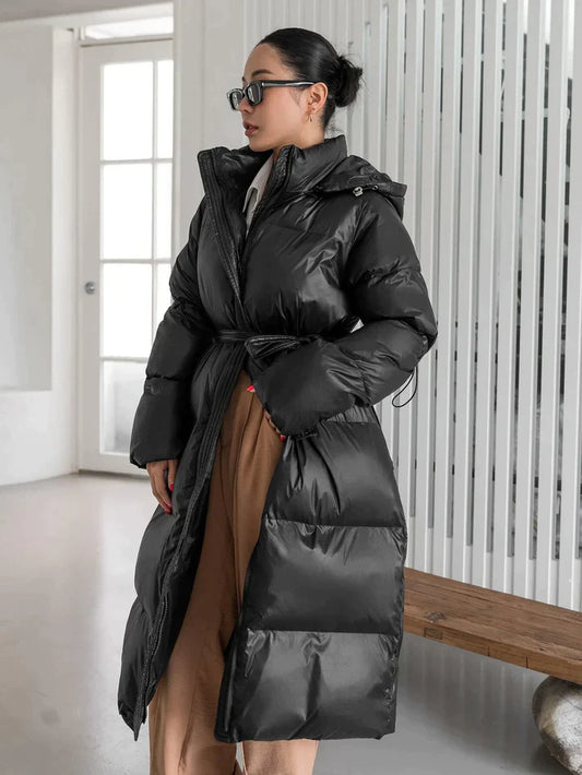 Phoebe - Belted Puffer Jacket