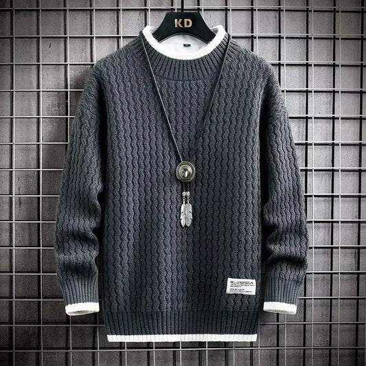Nolan - Soft knitted sweater for men