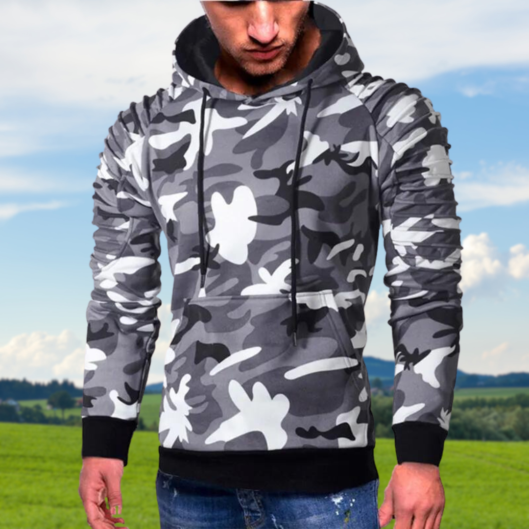 Elite - Sweat à capuche camouflage