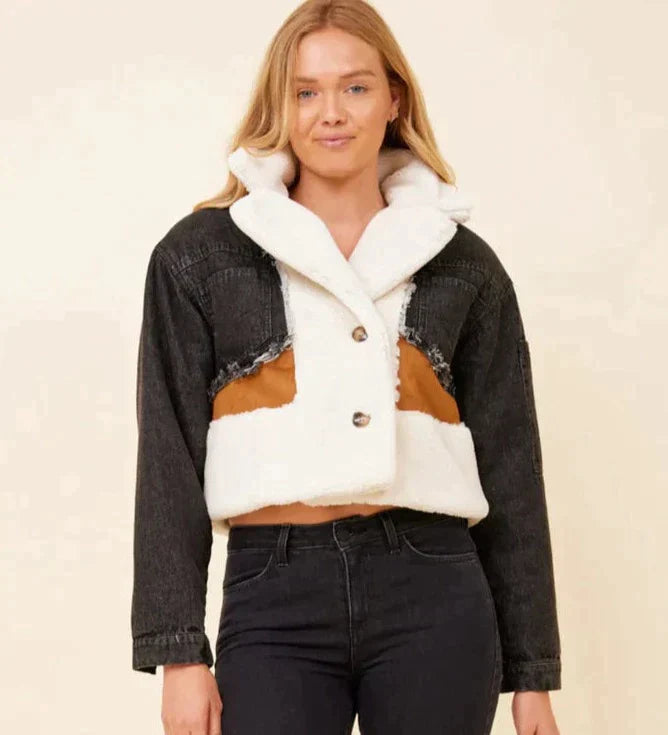 Letty - Cotton patchwork jacket