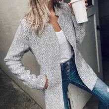 Aube - Veste femme à col montant