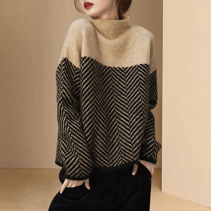 Filippa - Bruine elegante trui