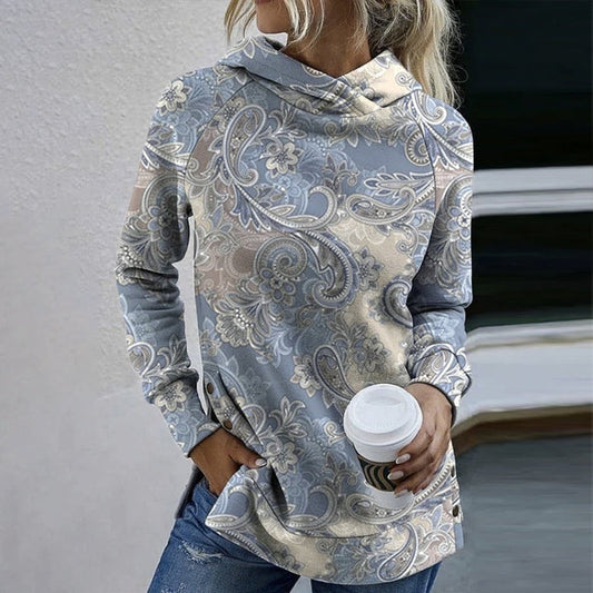 Moni - Elegant sweater with print