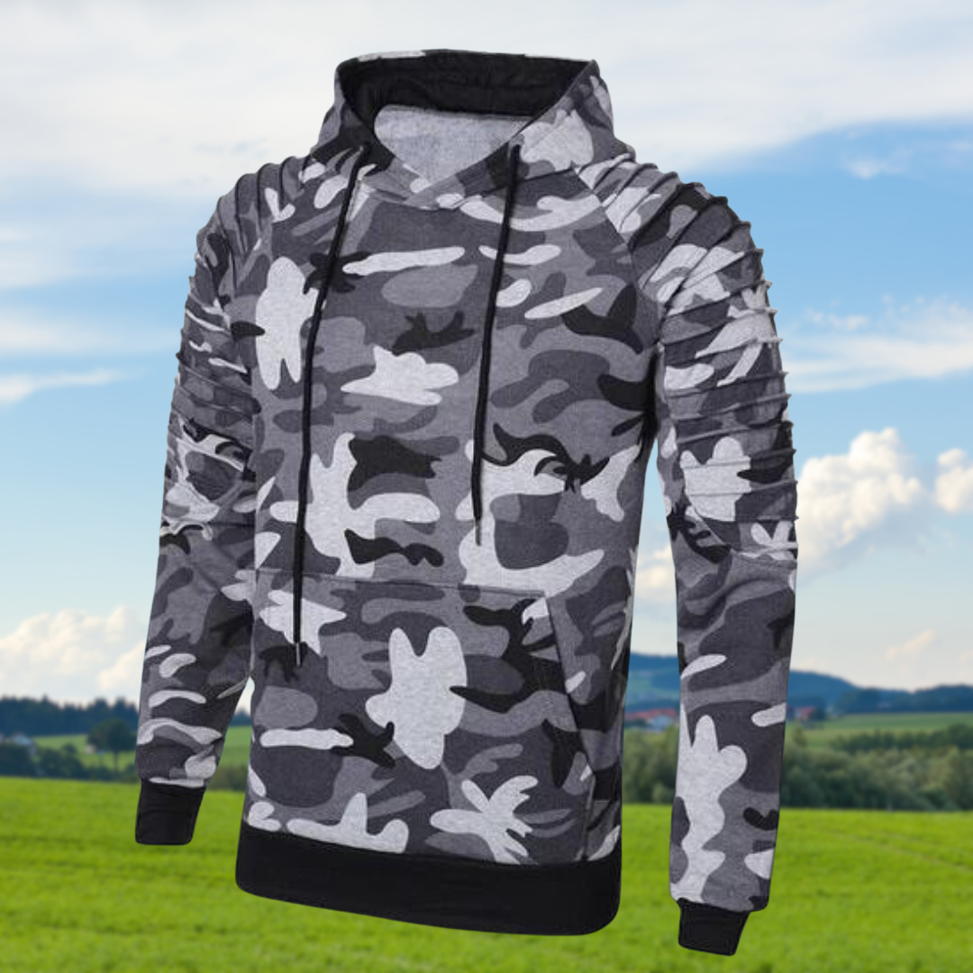 Elite - Sweat à capuche camouflage