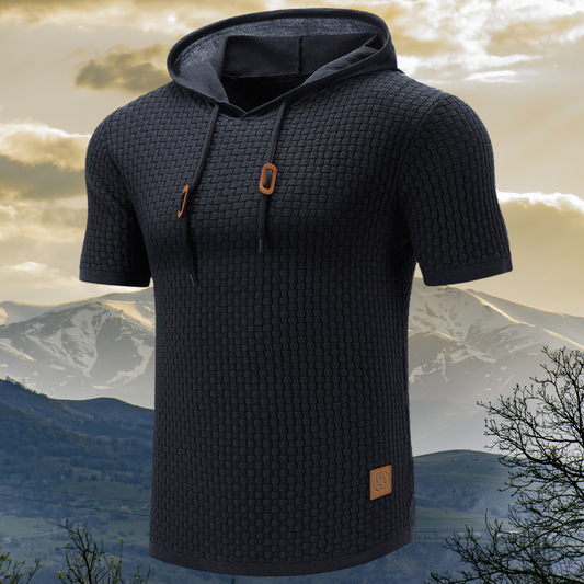 Manor - Short Sleeve Hooded Sweatshirt