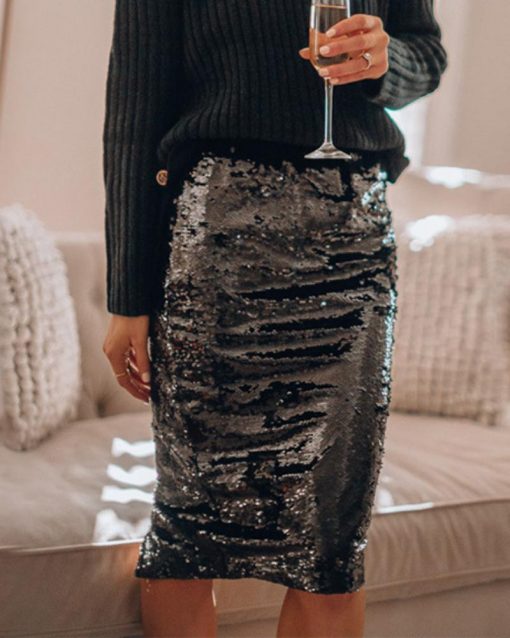 Anthea - Sequin fashion skirt