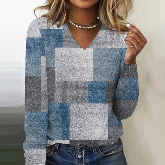 Kyline - Vintage style checked top 