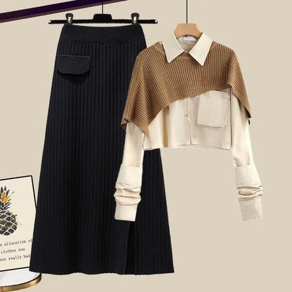 Erminda - Modieuze gebreide outfit