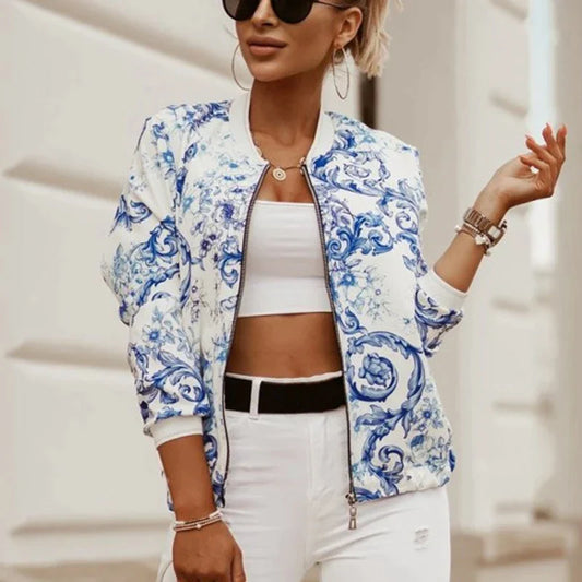 Alba - Fashion bomber jacket