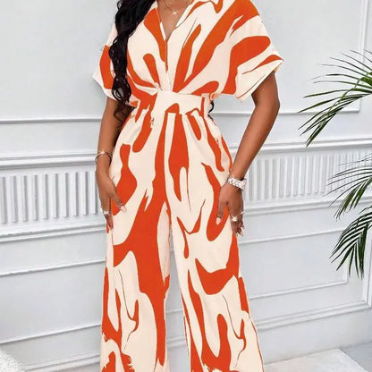 Cora - Combinaison à jambes larges