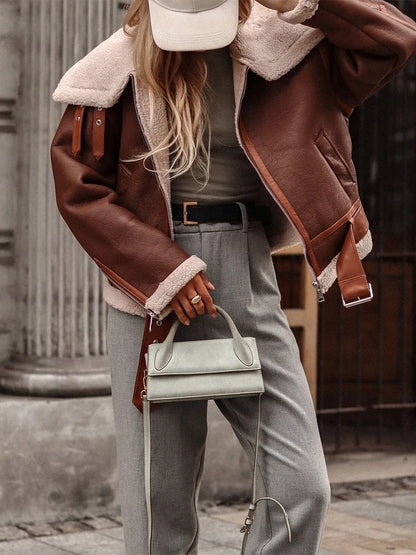 Martha - Faux leather jacket