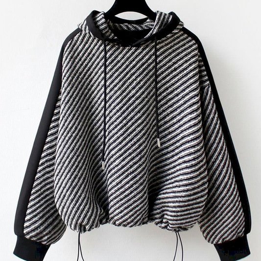 Faye - Striped hoodie