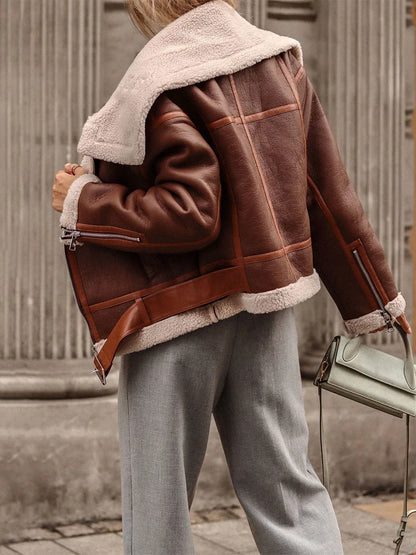 Martha - Faux leather jacket