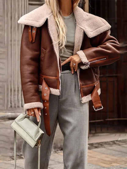 Martha - Faux leather jacket