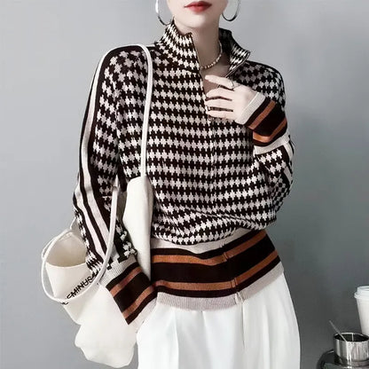 Aveline - Pull col roulé élégant