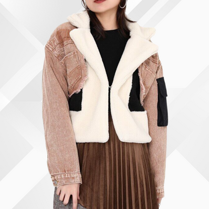 Letty - Cotton patchwork jacket