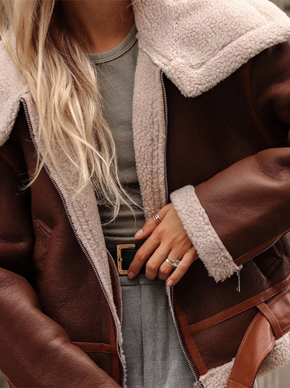 Martha - Faux leather jacket