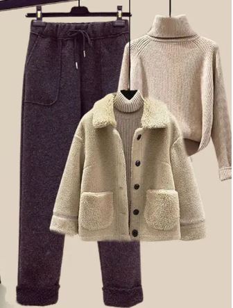 Iza -Warme driedelige wintersets voor dames