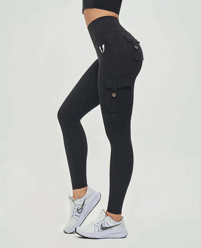 Jeana - High Waist Cargo Leggings