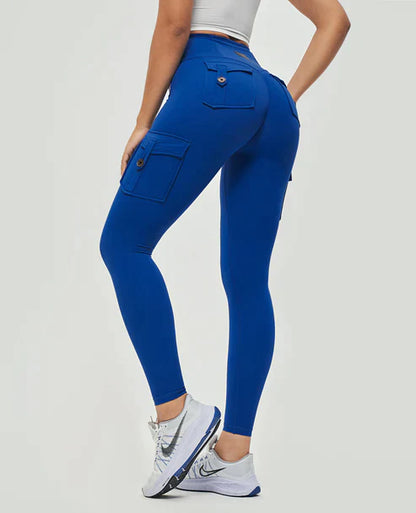 Jeana - High Waist Cargo Leggings