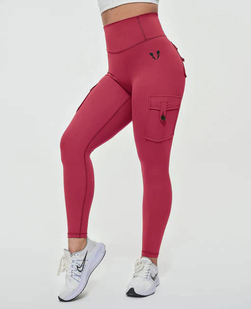 Jeana - High Waist Cargo Leggings