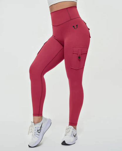 Jeana - High Waist Cargo Leggings