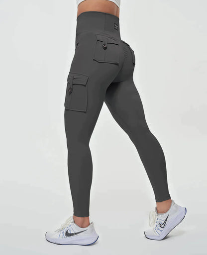 Jeana - High Waist Cargo Leggings