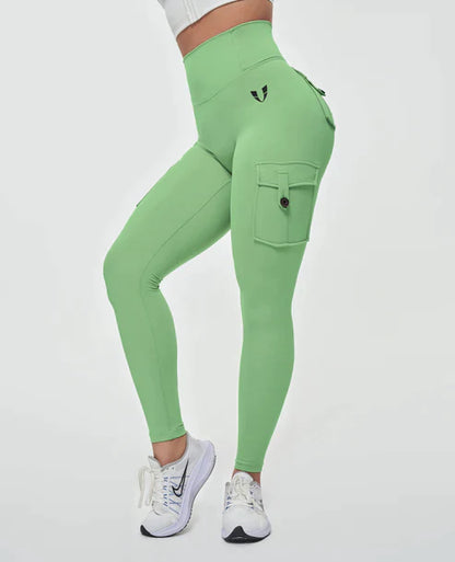 Jeana - High Waist Cargo Leggings