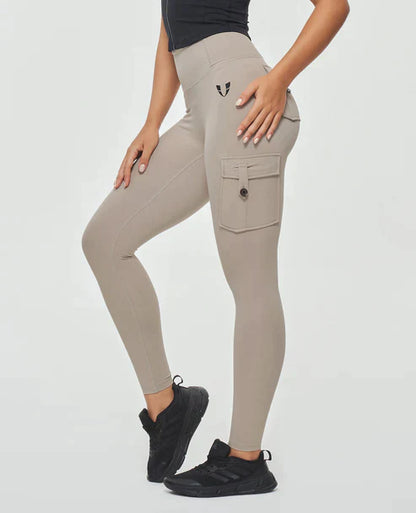 Jeana - High Waist Cargo Leggings