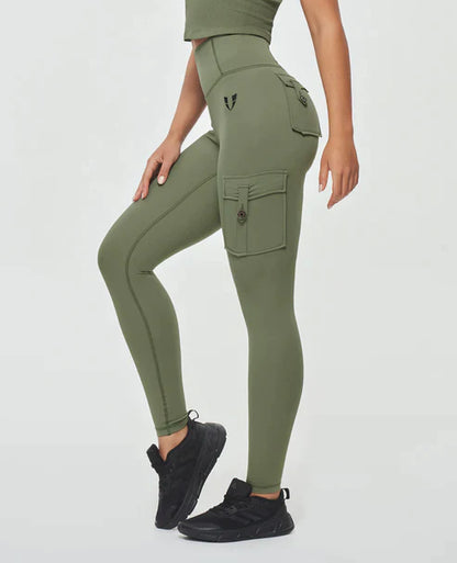 Jeana - High Waist Cargo Leggings