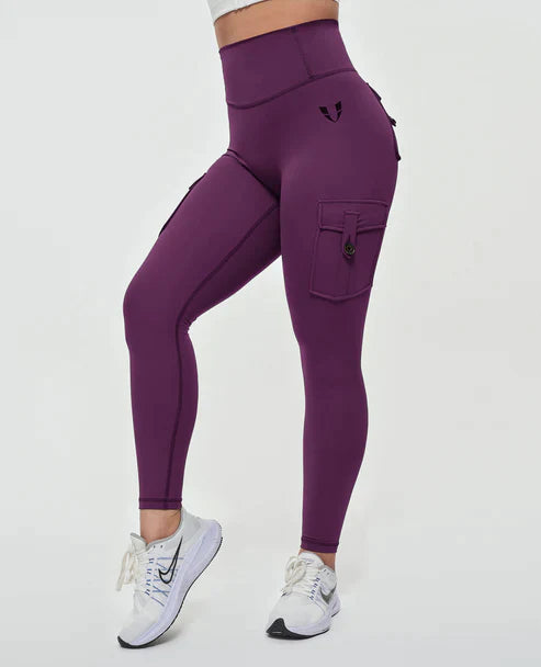 Jeana - High Waist Cargo Leggings