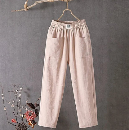 Evelyn - Casual katoenen broek