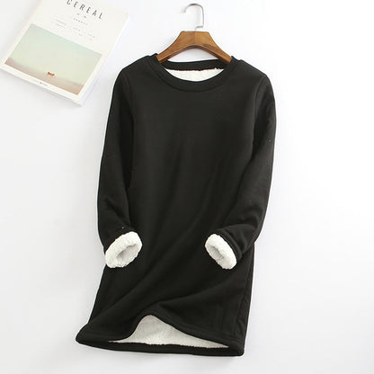 Lorene - Comfortable sweater with fleece