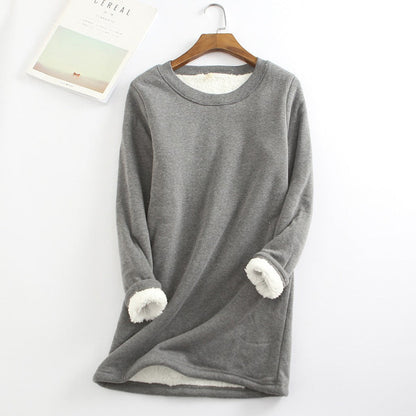 Lorene - Comfortable sweater with fleece